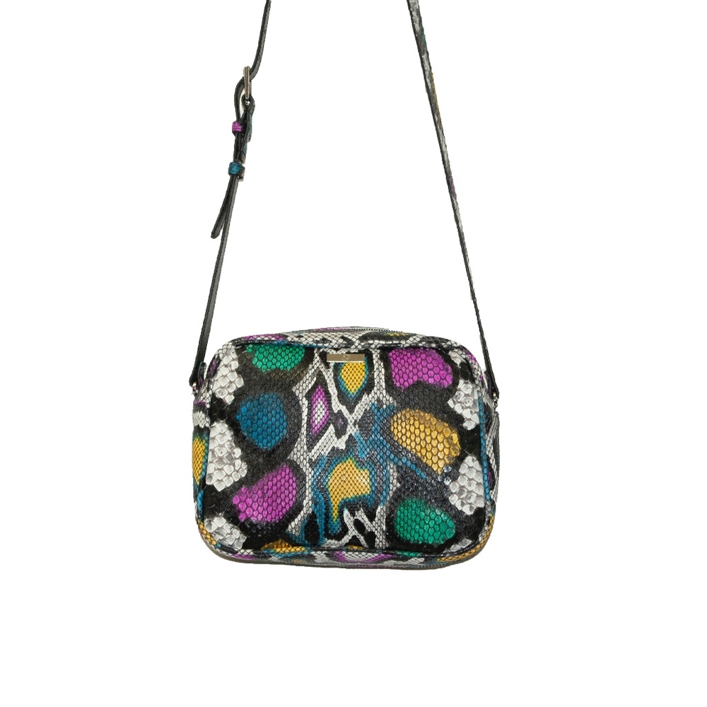Venice Cross-Body, Acid Trip Snakeskin Handbag